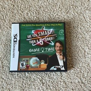 Nintendo DS Are You Smarter Than A 5th Grader Game